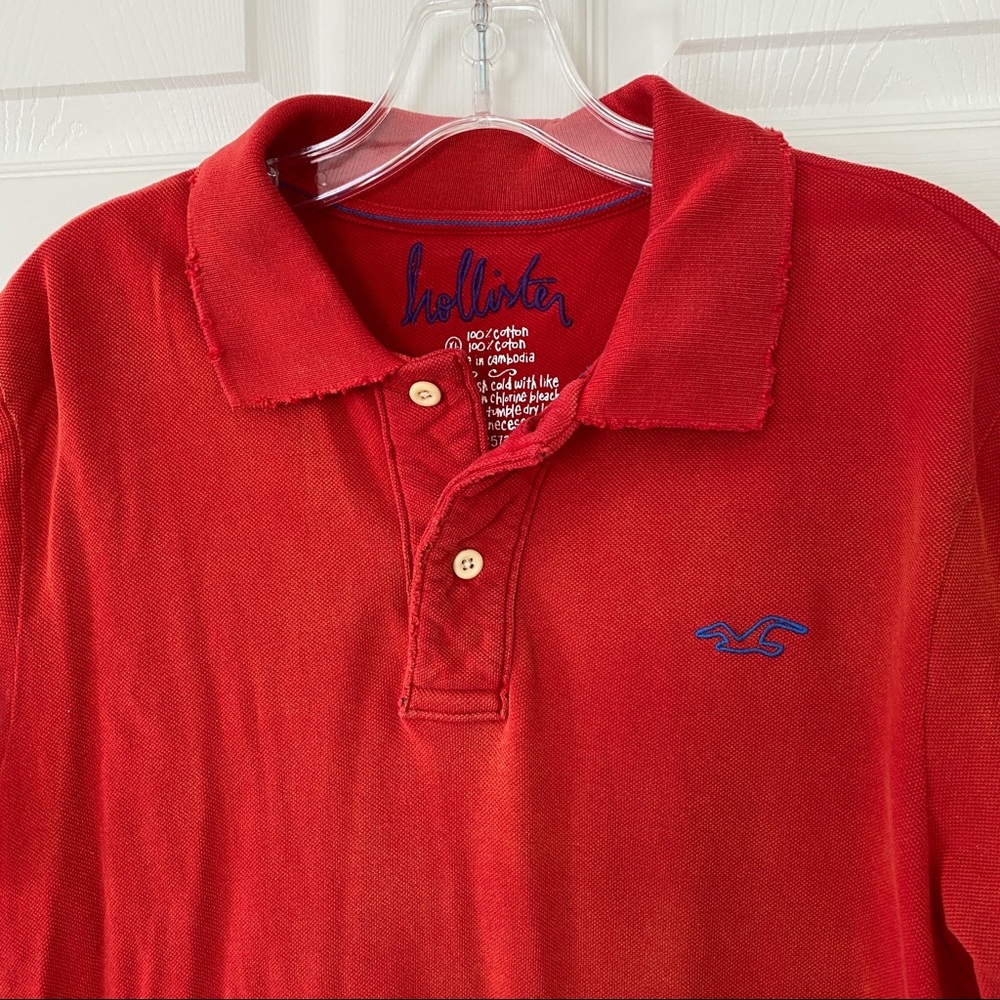 Hollister Distressed Polo